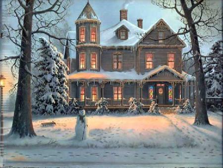 paysage d'hiver